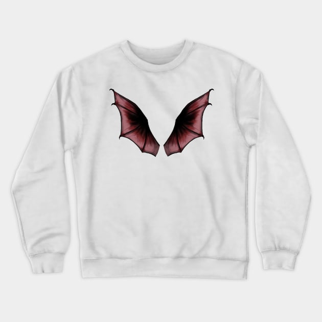 Illyrian Wings Crewneck Sweatshirt by sparklyclarke